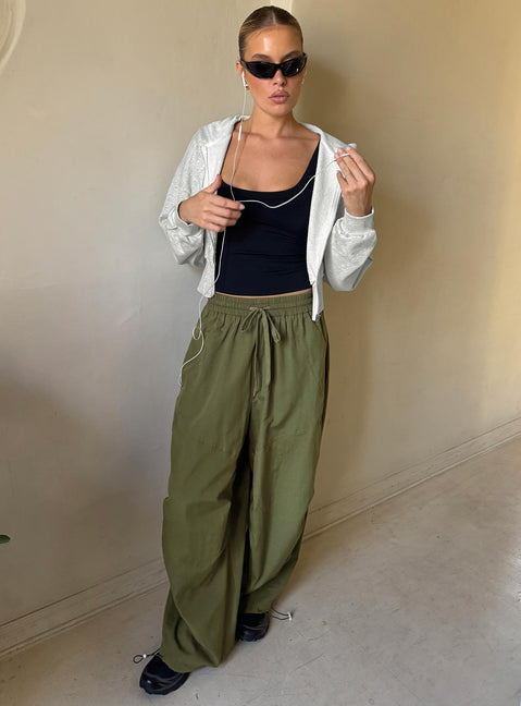 Mankind Baggy Cargo Pants Olive