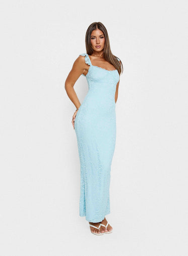 knee length dresses for ladies Nourish Mini Dress Blue main image 0
