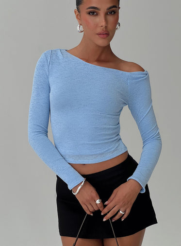 Malian Long Sleeve Top Blue