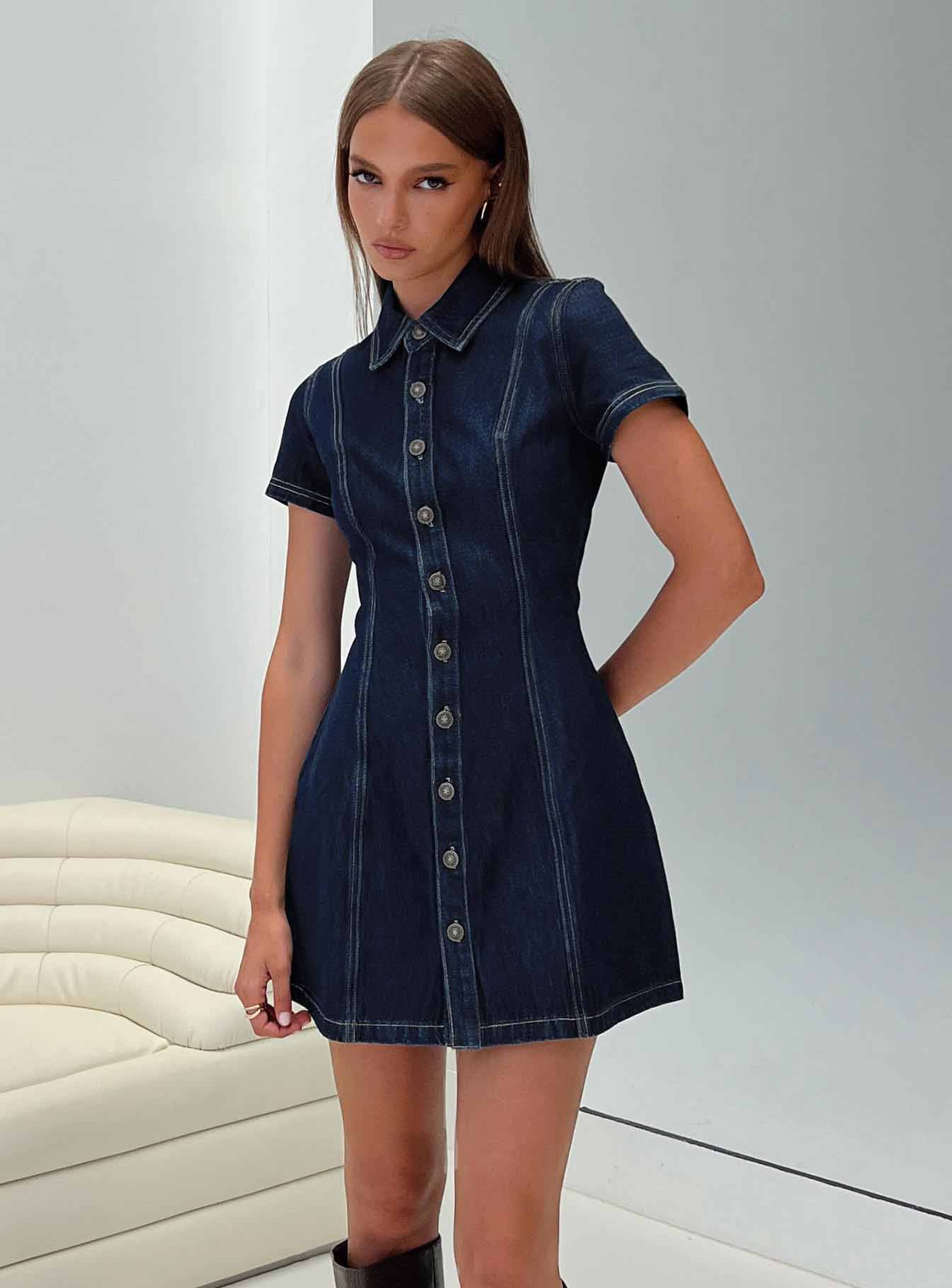 denim dress jwpei Jenny Denim Dress