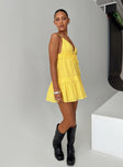 Dionne Mini Dress Lemon