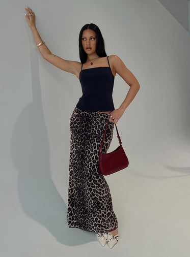Ergo Maxi Skirt Leopard