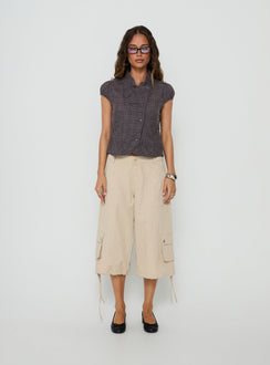 Relaxer 3/4 Cargo Pants Beige