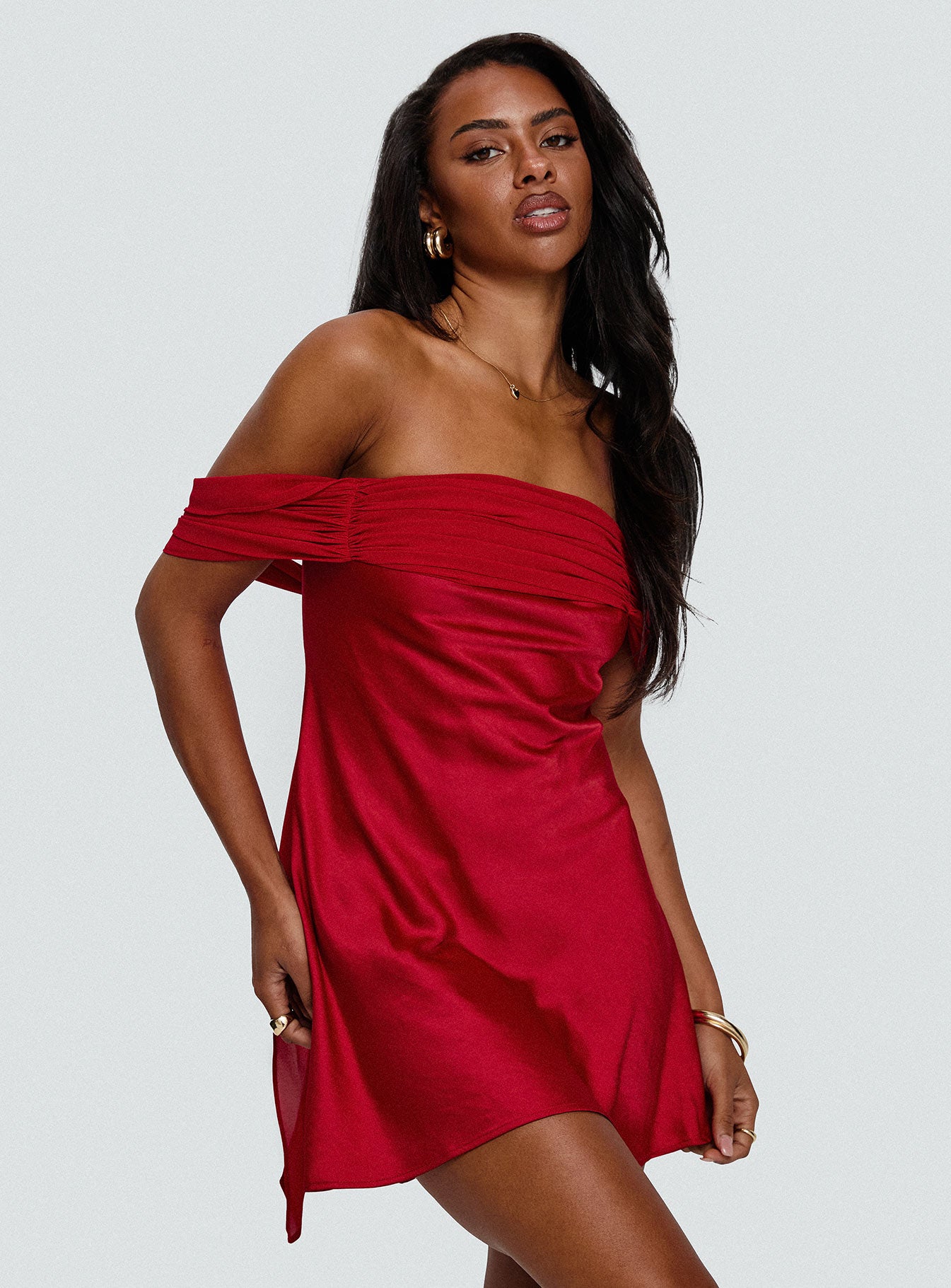 Adoration Mini Dress Red Adoration Mini Dress Red