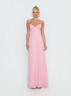 Jadira Scarf Maxi Dress | Light Pink Jadira Scarf Maxi Dress | Light Pink