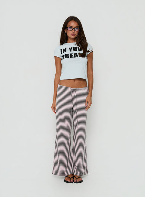 Always In Your Dreams Graphic Sleep Tee Blue