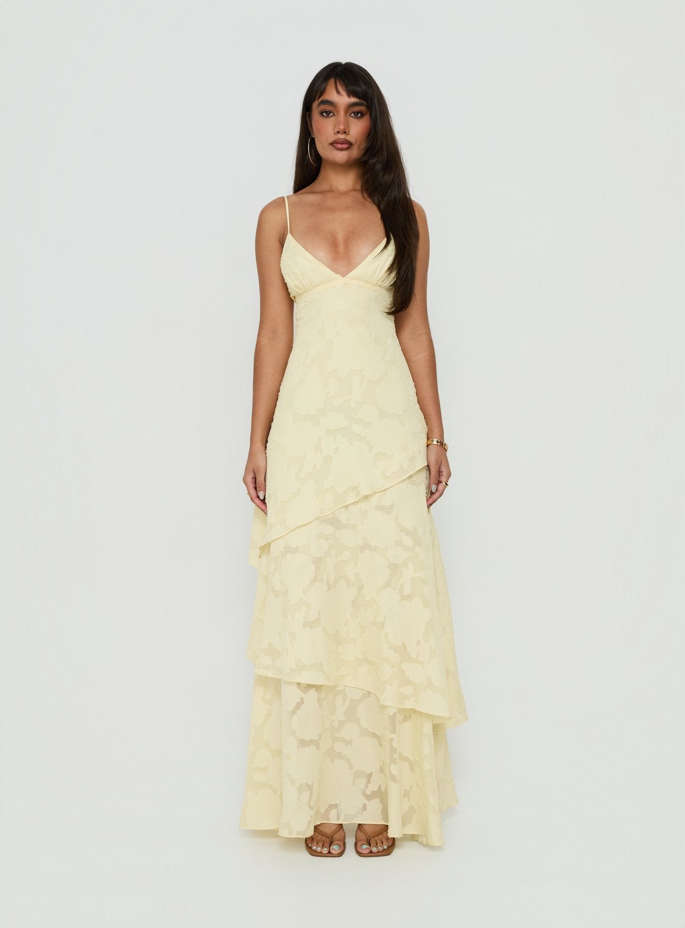 princess polly formal dresses Blue maxi dress with lace detailing Gowns A flowery jacquard romances this glossy satin gown accented with a drapey back and meant to show off your shoulders. The perfect prom dress doesnt