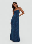 South Of France Maxi Dress Navy