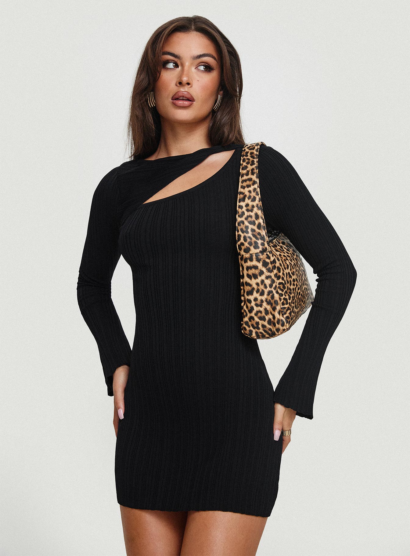 Cookson Mini Dress Black | Princess Polly