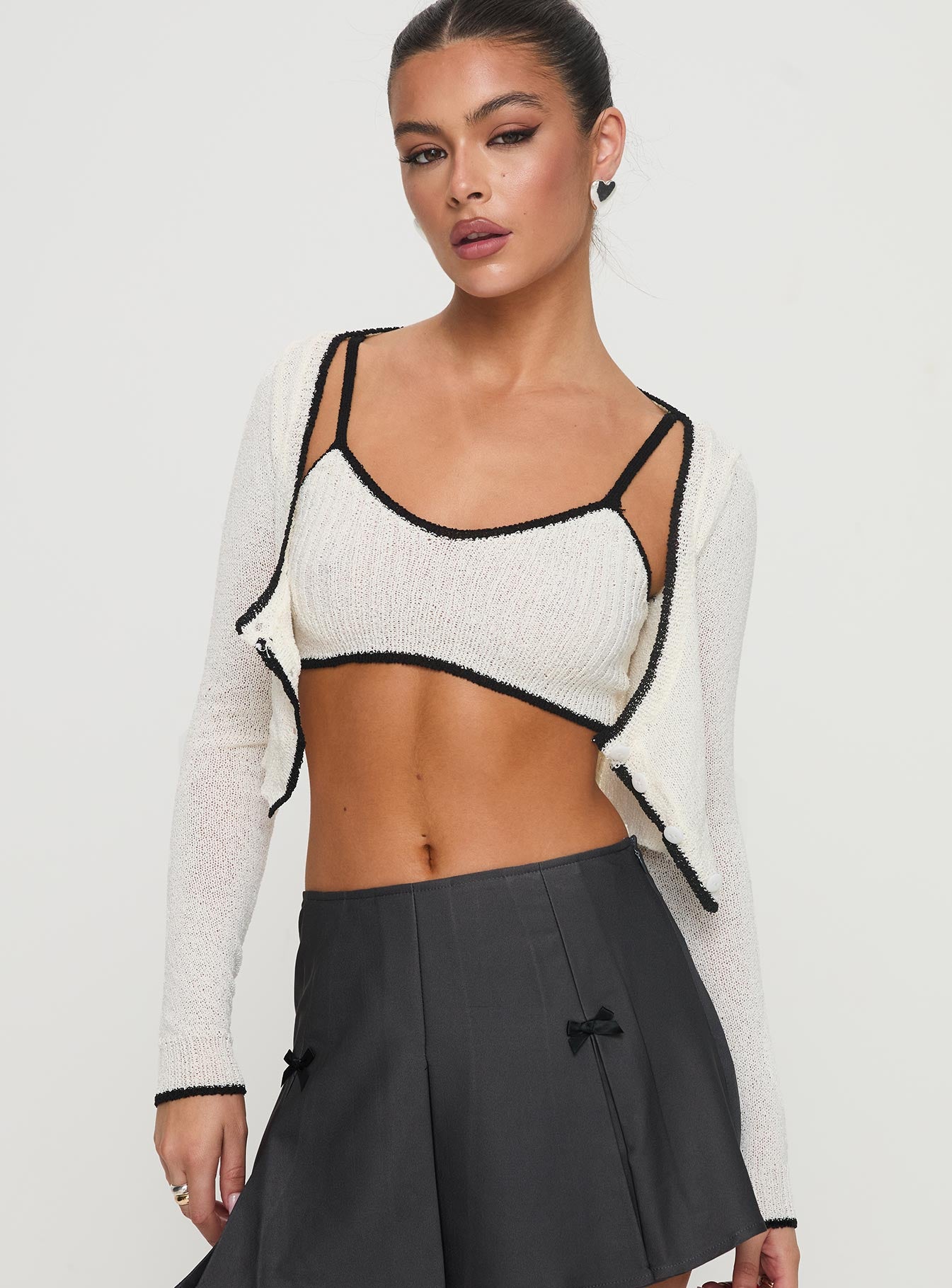 Chacklie Two-piece Top Cream | Princess Polly