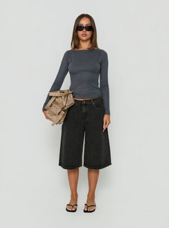 Kolumbia Low Rise Jort Washed Black