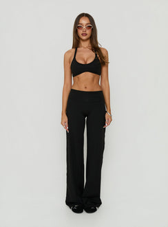 Velora Active Wide Leg Pants Black