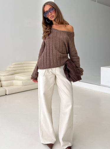 Main Thing Knit Sweater Mocha