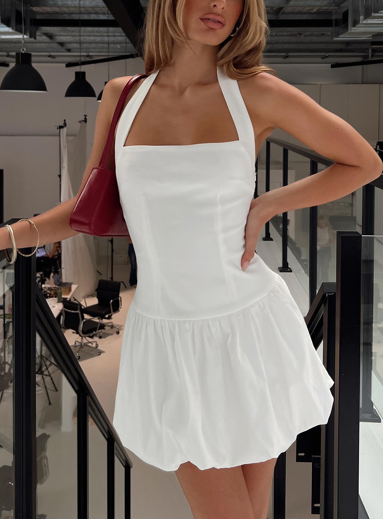 princess polly gigi dress princess polly baby blue dress Gigi Dress Greige and Tan Stripe Soft Tan Hue with Subtle