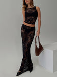 Lace tank top Good stretch, unlined, sheer Princess Polly Lower Impact 