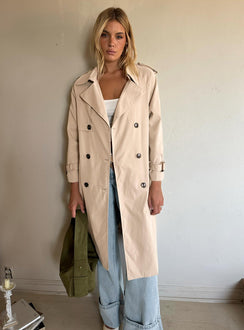 Westwind Trench Coat Natural