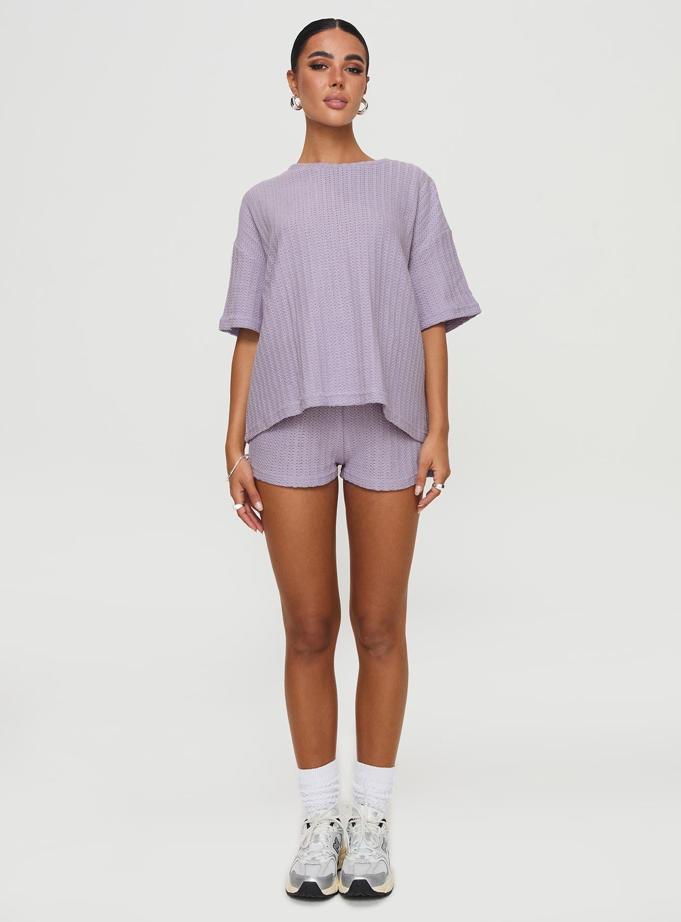 Cammie Knit Set Lilac | Princess Polly