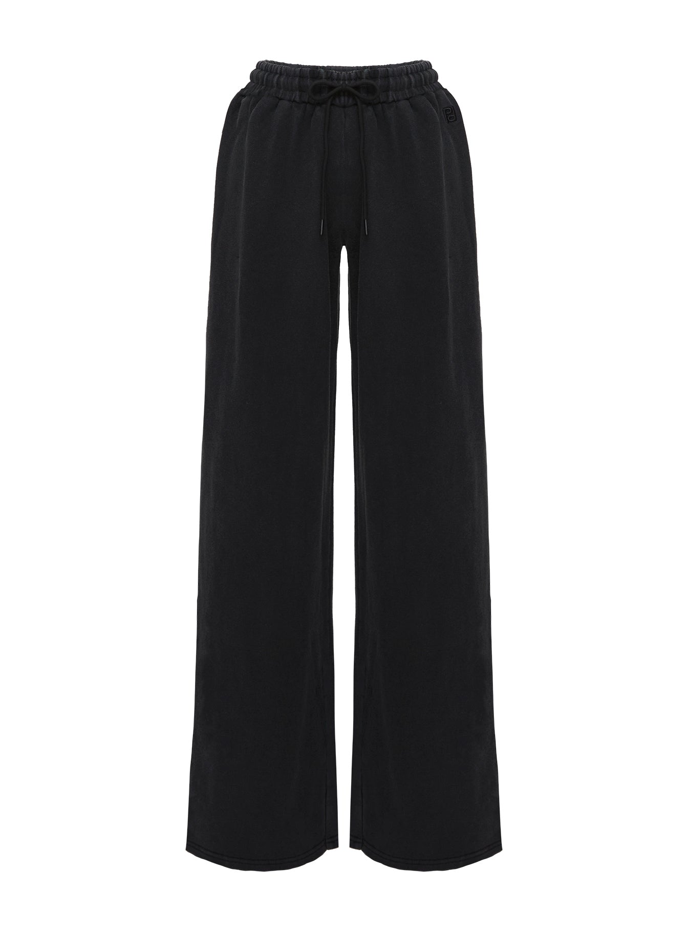 product Princess Polly All Day Straight Leg Sweatpants Washed Black High Waisted Pants 