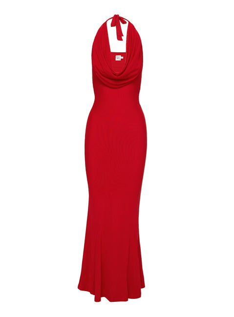 Allawah Halter Maxi Dress | Red | Womens | Princess Polly Lower Impact Allawah Halter Maxi Dress | Red | Womens | Princess Polly Lower Impact