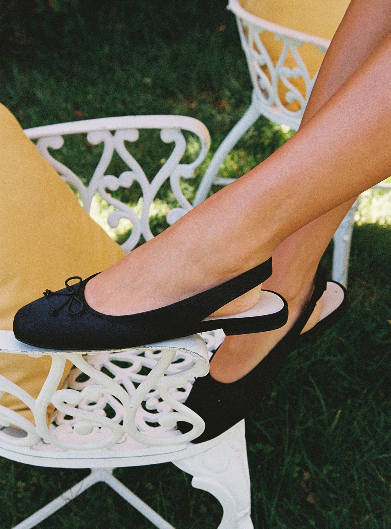 Princess Polly Adienne Ballet Flats Black