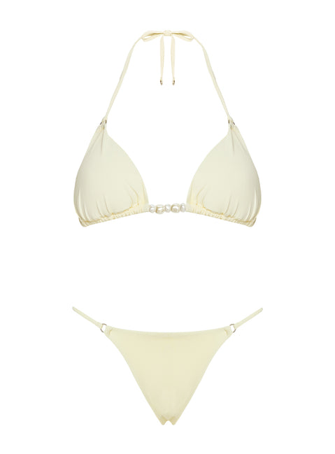 Adrah Cheeky Bikini Bottoms Yellow