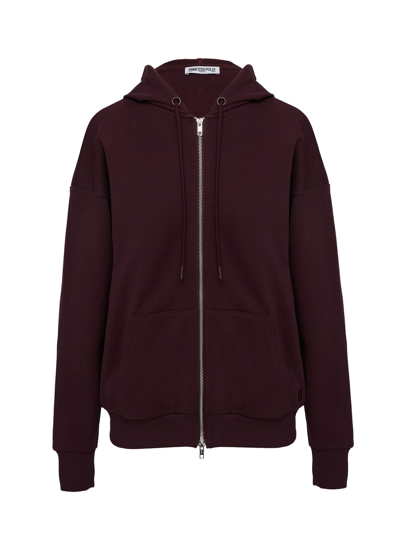 All Day Oversized Hoodie Wine | Princess Polly