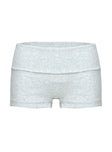 product Baseline Low Rise Rib Shorts Grey Marle Princess Polly Low Rise Shorts 