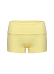 product Baseline Low Rise Rib Shorts Yellow Princess Polly Low Rise Shorts 