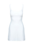 Baseline Rib Mini Dress White