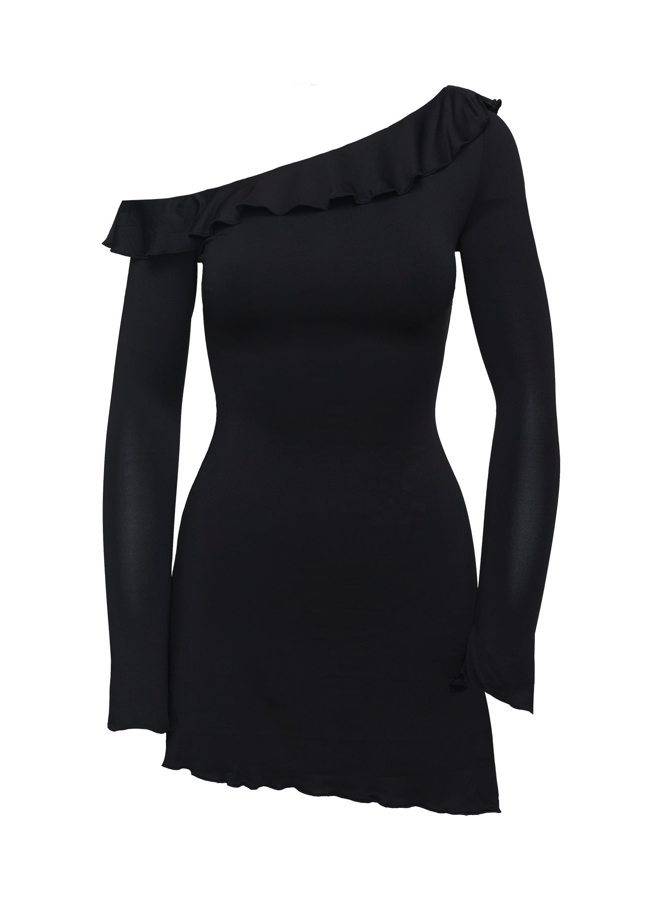 Bewitched One Shoulder Mini Dress Black | Princess Polly Bewitched One Shoulder Mini Dress Black | Princess Polly