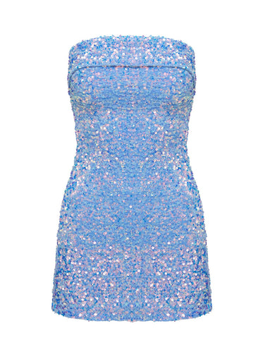 Blue Sequin Dresses Blue Sequin Dresses