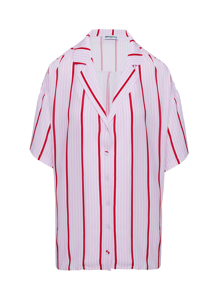 Caraliia Shirt Pink Stripe