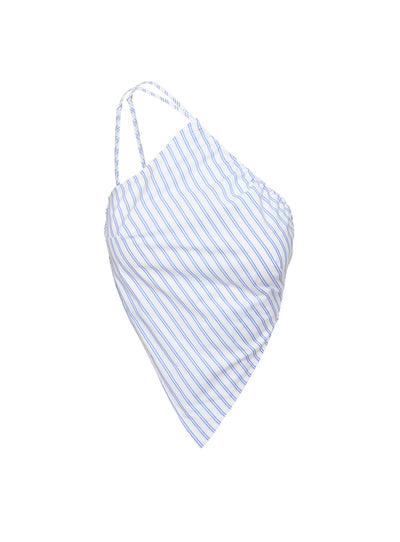 Collied Low Rise Pants Blue / White Stripe | Princess Polly USA