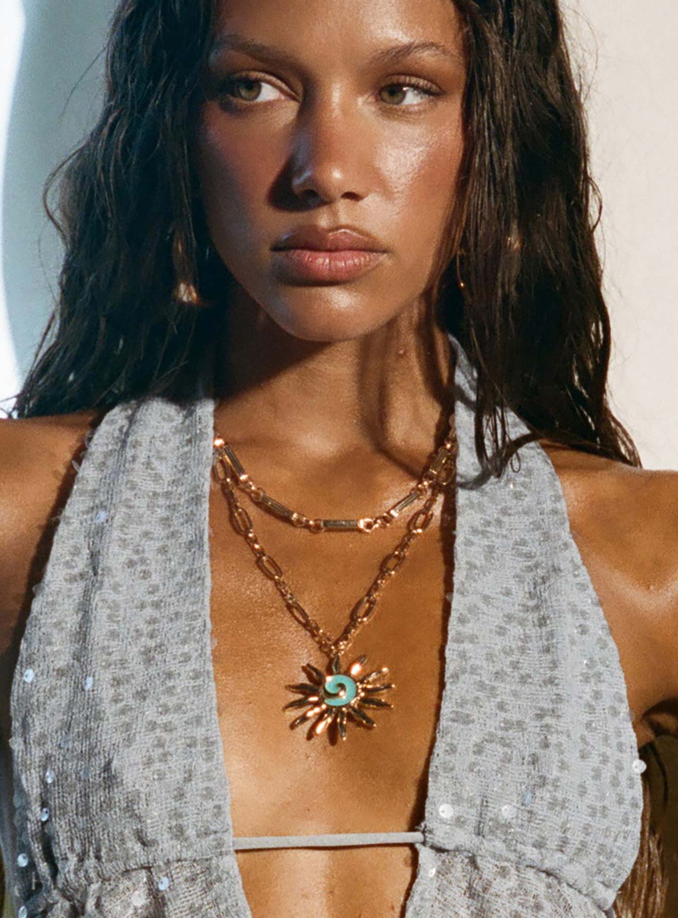 Split The Difference Necklace Pack Gold | Princess Polly