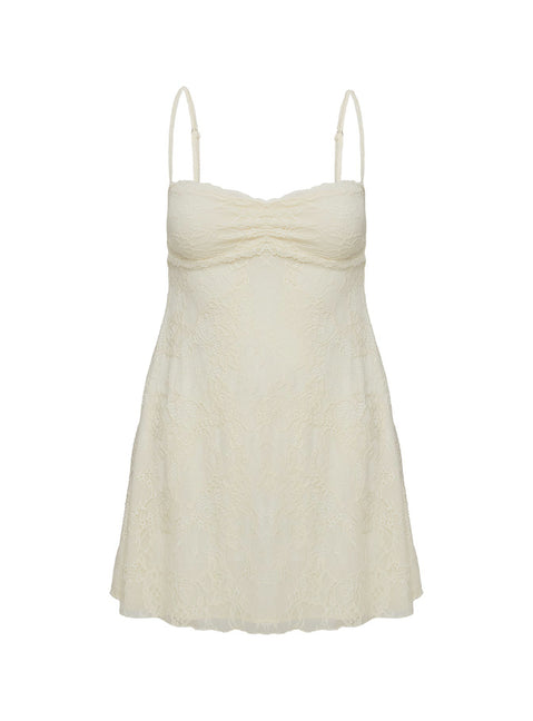 Cruel Summer Lace Mini Dress Cream | Princess Polly Cruel Summer Lace Mini Dress Cream | Princess Polly
