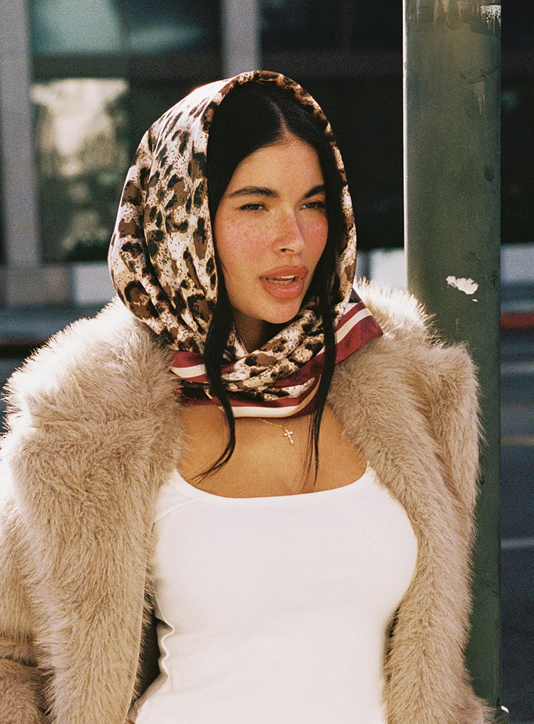 Cool Girl Scarf Leopard