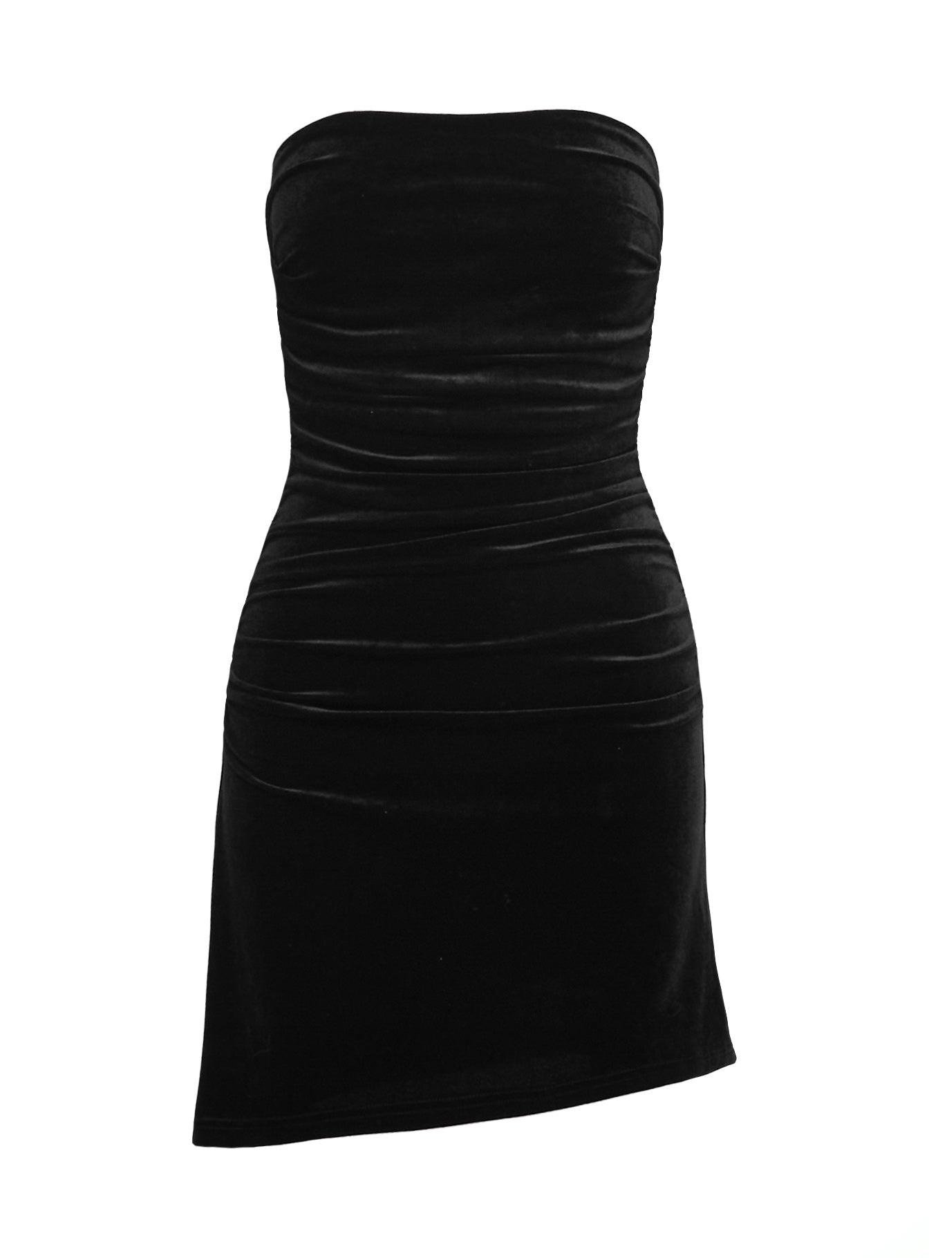 Deluxa Strapless Mini Dress Black | Princess Polly Deluxa Strapless Mini Dress Black | Princess Polly