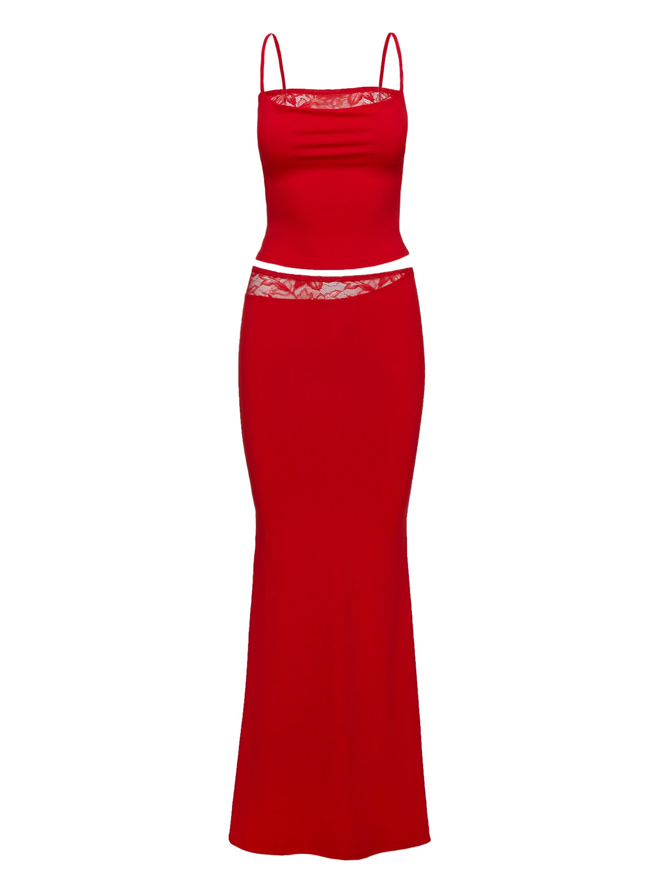 Desires Lace Detail Set Red | Princess Polly Desires Lace Detail Set Red | Princess Polly
