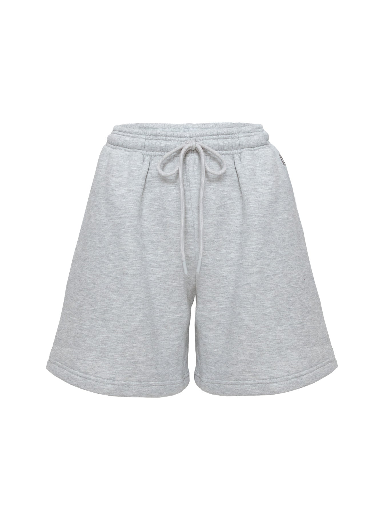 Dream Fleece Longline Shorts Grey Marle | Princess Polly