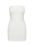 Edisun Strapless Mini Dress White