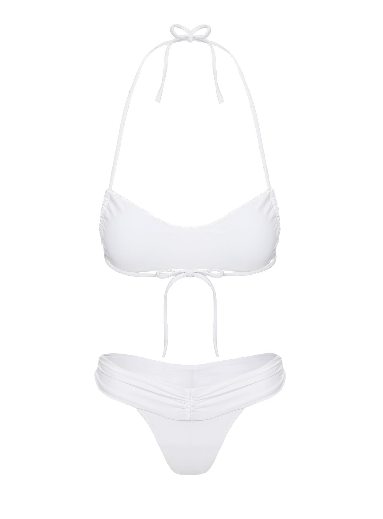Elian Bikini Top White