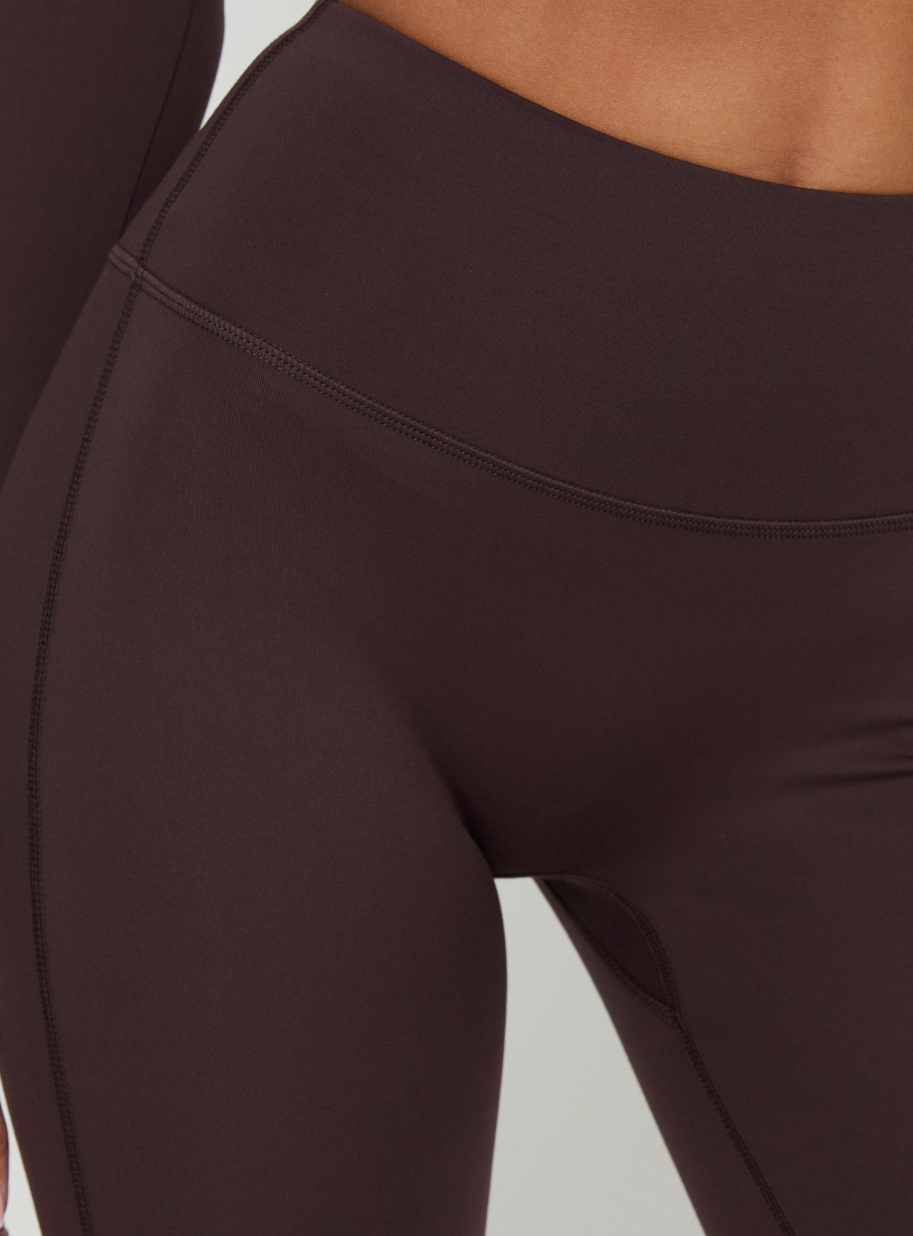 Energize Active Invisible Scrunch Flare Leggings Brown