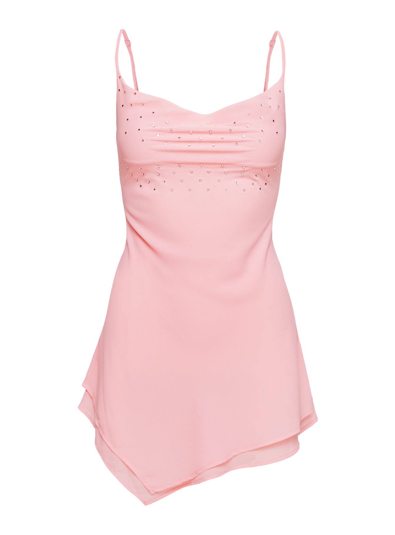 Fiasco Cowl Neck Mini Dress Pink | Princess Polly Fiasco Cowl Neck Mini Dress Pink | Princess Polly