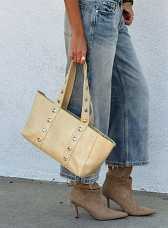 Fever Dreams Eyelet Shoulder Bag Yellow