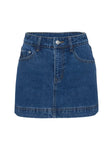 product Gazelle Denim Skort Mid Wash Princess Polly High Waisted Shorts 