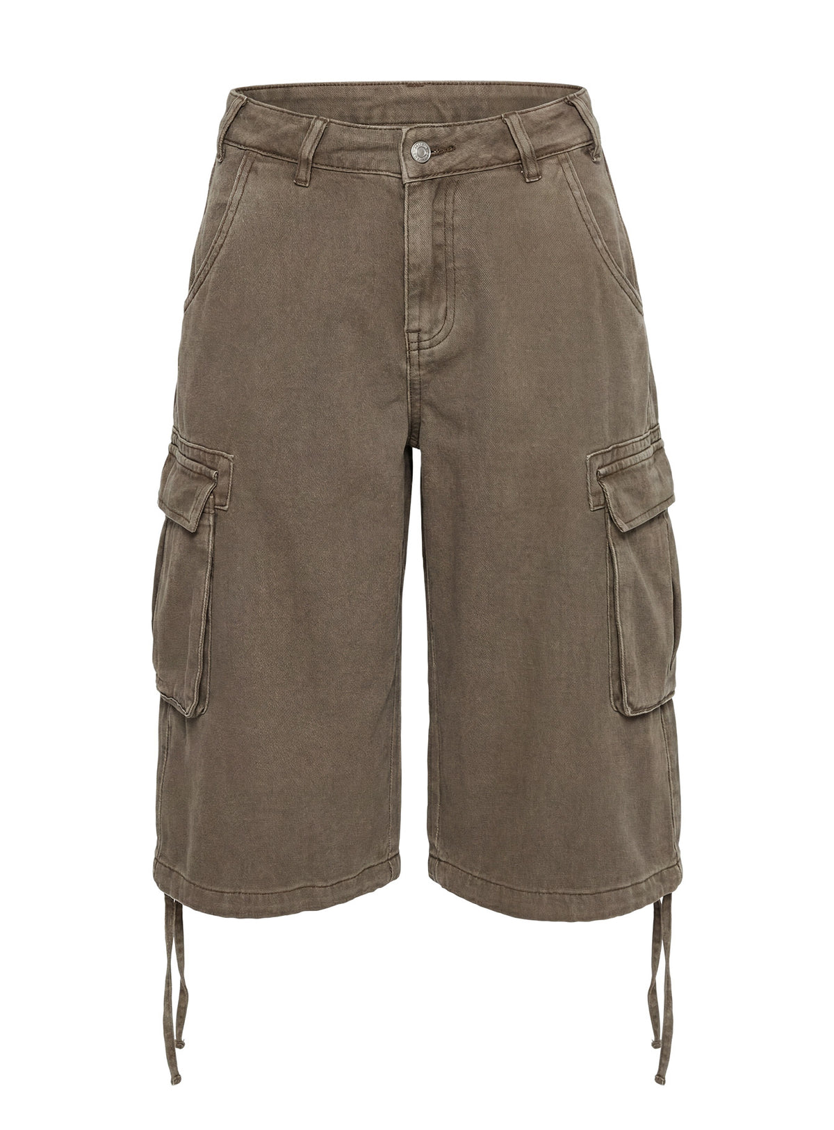 Hudsen Longline Cargo Shorts Khaki Tall