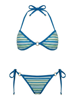 Idola Bikini Bottoms Blue Stripe