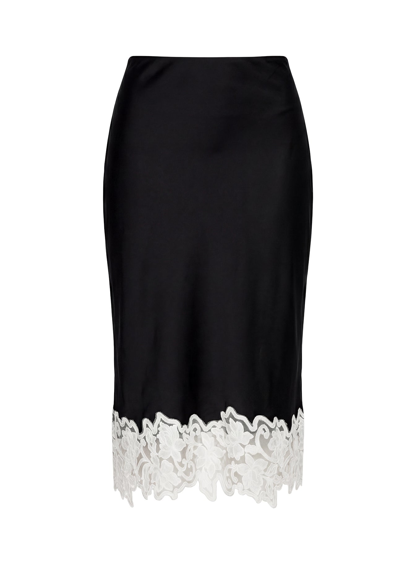 Anchored Midi Skirt Noir