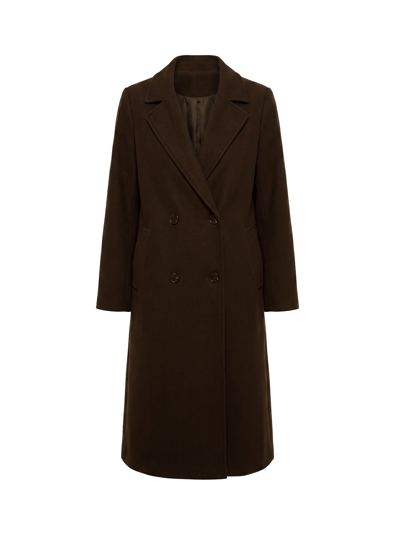 Prolific Longline Coat Brown