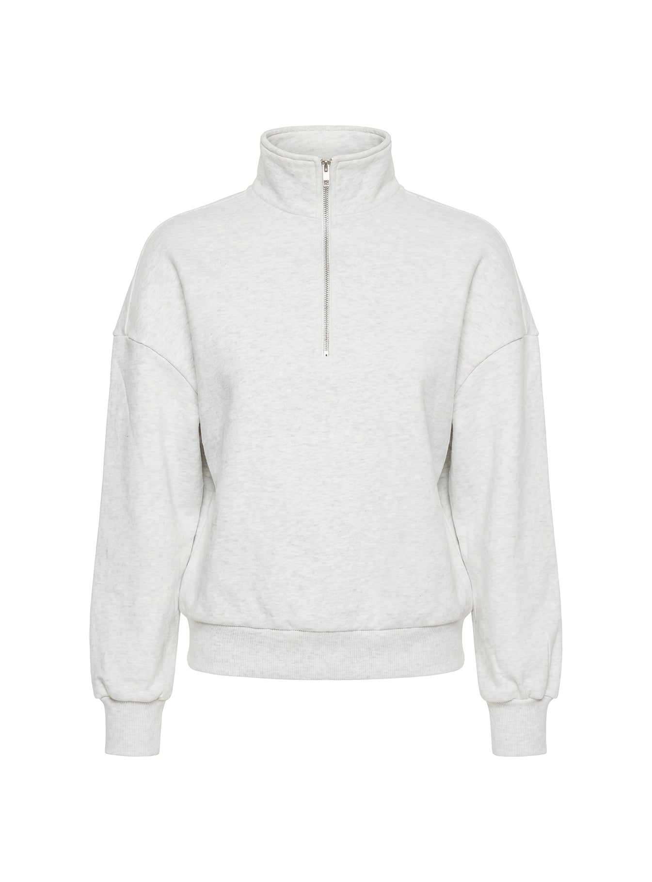 Rozanna 1/4 Zip Jumper Grey Marle | Princess Polly